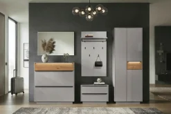 Mäusbacher Schuhschrank »Nova Garderobe« inkl. Metallschuhkörbe undGriffbeleuchtung BHT 107 x 110 x 32 cm