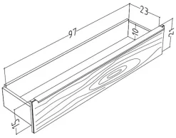 Mäusbacher Schuhschrank »Nova Garderobe« inkl. Metallschuhkörbe undGriffbeleuchtung BHT 107 x 110 x 32 cm