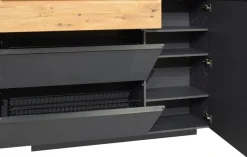Mäusbacher Schuhschrank »Nova Garderobe« inkl. Metallschuhkörbe undGriffbeleuchtung BHT 107 x 110 x 32 cm