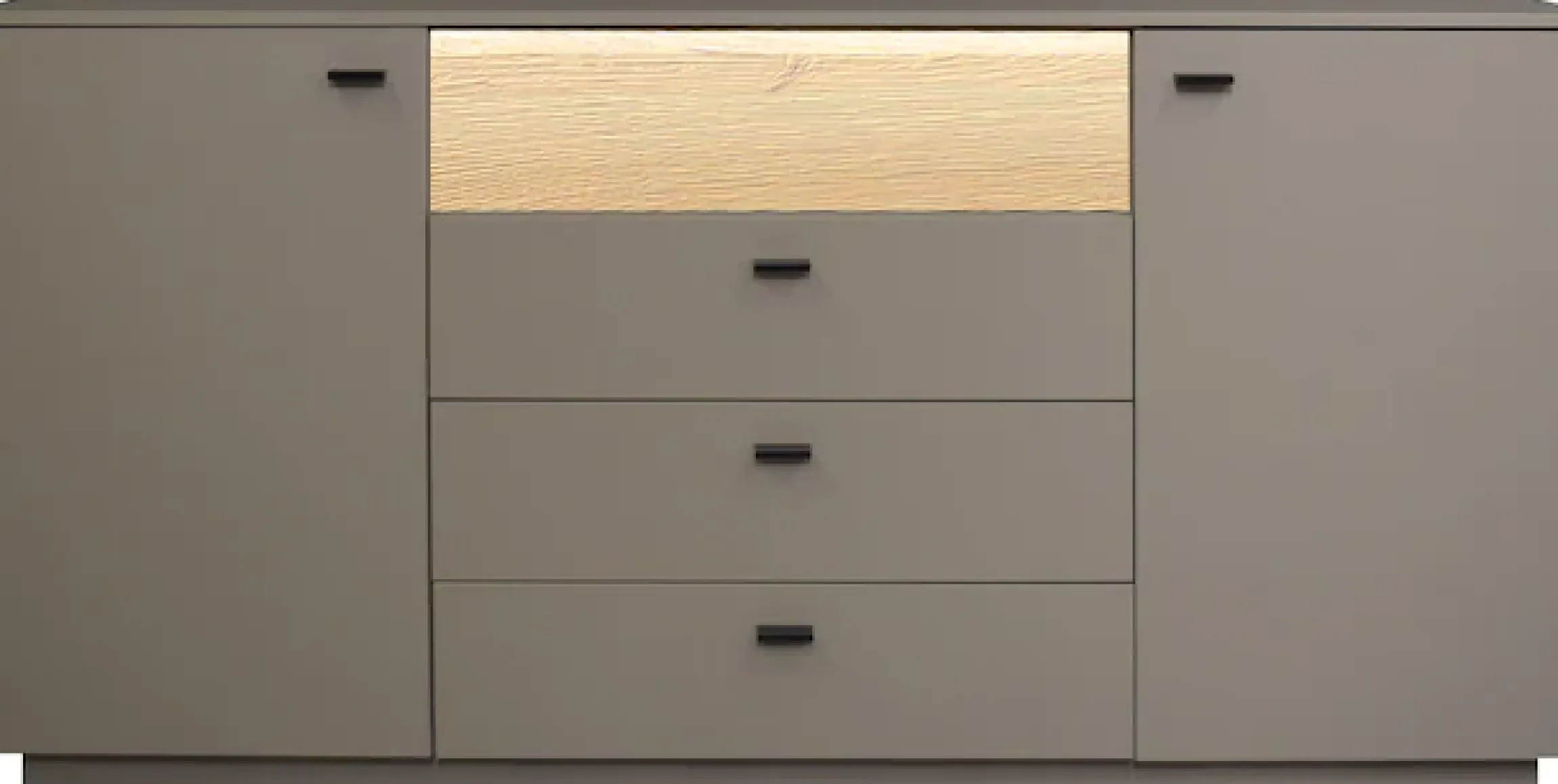 Mäusbacher Sideboard B/H/G: 192x92x45, inkl. Beleuchtung