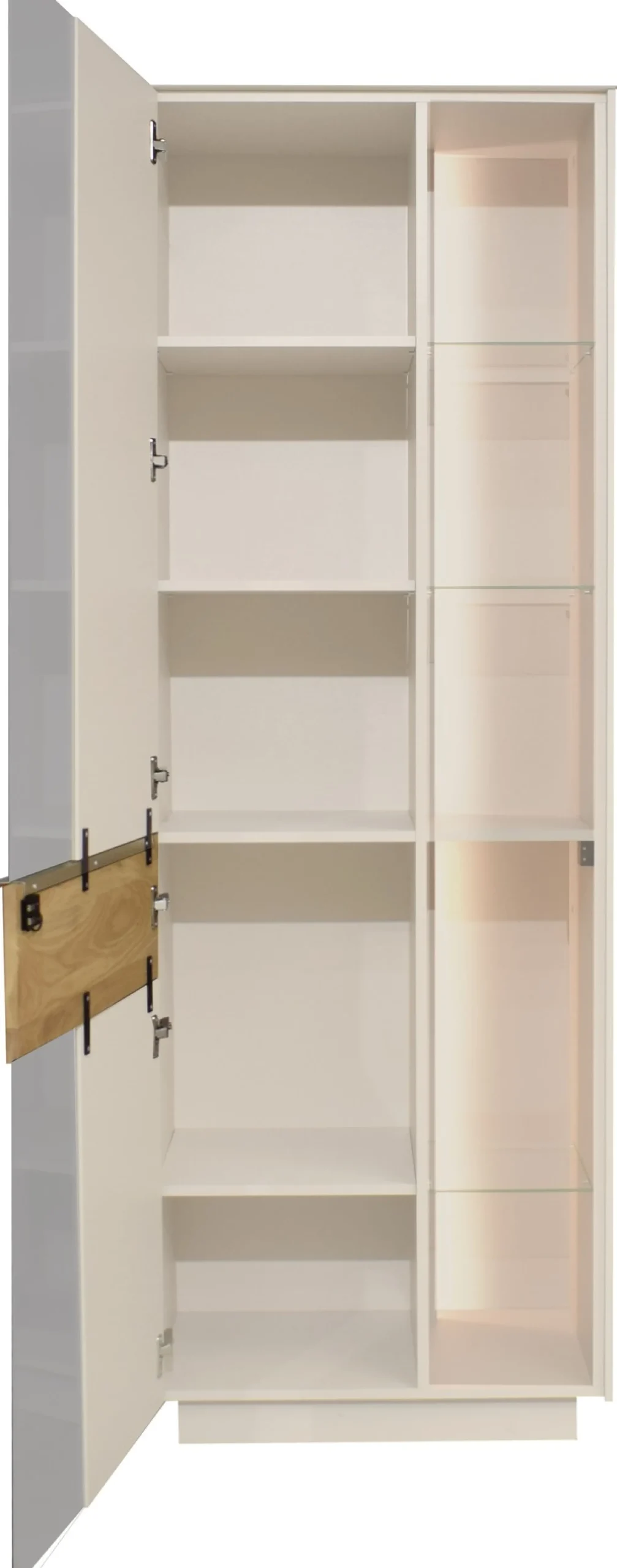 Mäusbacher Standvitrine »Nova« Standvitrine, BHT67/197/42 cm, inkl. Griffbeleuchtung, Türdämpfung