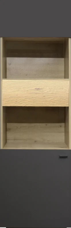 Mäusbacher Standvitrine Standvitrine, BHT60/196/45 cm, inkl. Griffbeleuchtung, Türdämpfung