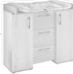 Mäusbacher Wickelkommode »Micha« bis 50 kg umbaufähig zur Kommode 97 cm