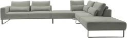 Musterring Ecksofa »JustB! PM100 bequem, modern, elegant und viel Platz, bodenfrei« mit Zwischenhocker, wahlweise mit Funktion und Kissen, Maße 290 x 398
