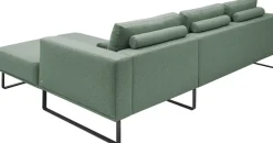 Musterring Ecksofa »JustB! PM100« Modernes Design mit schwarzen Metallkufen und 292 cm Breite - 6 Farben
