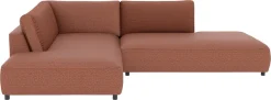 Musterring Ecksofa »Lucia bequem, elegant & zeitlos, elegante Sofa ohne Armlehnen« mit großem Longchair, verschiedene Farben, B304 x T224 cm