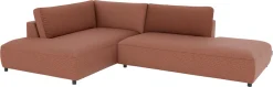 Musterring Ecksofa »Lucia bequem, elegant & zeitlos, elegante Sofa ohne Armlehnen« mit großem Longchair, verschiedene Farben, B304 x T224 cm