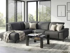 Musterring Ecksofa »MR370« Edles Leder in 3 Farben, Sitzkomfort nach Wahl, Maße 288 x 241 cm