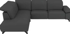 Musterring Ecksofa »MR370« Edles Leder in 3 Farben, Sitzkomfort nach Wahl, Maße 288 x 241 cm