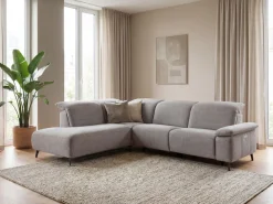 Musterring Ecksofa »MR 370, intelligenter Komfort im modernen Design« Optionale Relaxfunktion, flexible Kopfteile & klappbare Armlehnen