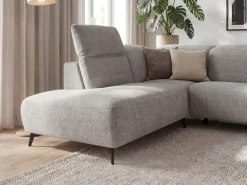 Musterring Ecksofa »MR 370, intelligenter Komfort im modernen Design« Optionale Relaxfunktion, flexible Kopfteile & klappbare Armlehnen