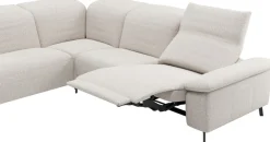 Musterring Ecksofa »MR 370, intelligenter Komfort im modernen Design« Optionale Relaxfunktion, flexible Kopfteile & klappbare Armlehnen