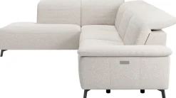Musterring Ecksofa »MR 370, intelligenter Komfort im modernen Design« Optionale Relaxfunktion, flexible Kopfteile & klappbare Armlehnen