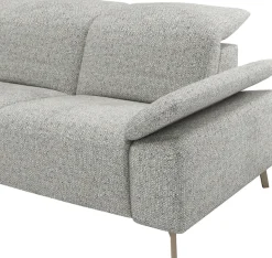 Musterring Ecksofa »MR 370, intelligenter Komfort im modernen Design« Optionale Relaxfunktion, flexible Kopfteile & klappbare Armlehnen