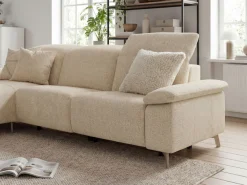 Musterring Ecksofa »MR 370, intelligenter Komfort im modernen Design« Optionale Relaxfunktion, flexible Kopfteile & klappbare Armlehnen