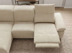 Musterring Ecksofa »MR 370, intelligenter Komfort im modernen Design« Optionale Relaxfunktion, flexible Kopfteile & klappbare Armlehnen