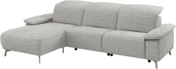Musterring Ecksofa »MR 370, intelligenter Komfort im modernen Design« Optionale Relaxfunktion, flexible Kopfteile & klappbare Armlehnen