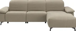 Musterring Ecksofa »MR 370, intelligenter Komfort im modernen Design« Optionale Relaxfunktion, flexible Kopfteile & klappbare Armlehnen