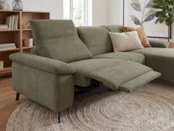 Musterring Ecksofa »MR 370, intelligenter Komfort im modernen Design« Optionale Relaxfunktion, flexible Kopfteile & klappbare Armlehnen