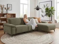 Musterring Ecksofa »MR 370, intelligenter Komfort im modernen Design« Optionale Relaxfunktion, flexible Kopfteile & klappbare Armlehnen