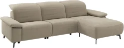Musterring Ecksofa »MR 370, intelligenter Komfort im modernen Design« Optionale Relaxfunktion, flexible Kopfteile & klappbare Armlehnen