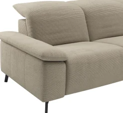 Musterring Ecksofa »MR 370, intelligenter Komfort im modernen Design« Optionale Relaxfunktion, flexible Kopfteile & klappbare Armlehnen