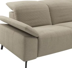 Musterring Ecksofa »MR 370, intelligenter Komfort im modernen Design« Optionale Relaxfunktion, flexible Kopfteile & klappbare Armlehnen
