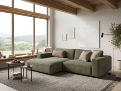 Musterring Ecksofa »MR LUCIA, Charakterstarker Lounge-Komfort von Musterring« XXL-Longchair, erstklassige Kammerkissen & zeitloser Look