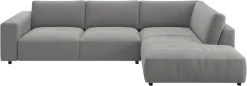 Musterring Ecksofa »MR LUCIA, Luxuriöse Wohlfühlgarnitur von Musterring« Erstklassige Kammerkissen, komfortable Umbauecke & zeitloser Look