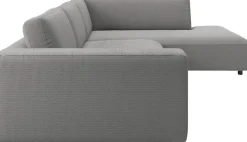 Musterring Ecksofa »MR LUCIA, Luxuriöse Wohlfühlgarnitur von Musterring« Erstklassige Kammerkissen, komfortable Umbauecke & zeitloser Look
