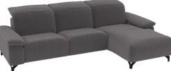 Musterring Ecksofa »MR370 mit/ohne Relaxfunktion, verschiedene Unterfederungen zur Auswahl« Farbe, Material, Sitzkomfort und Funktion wählbar, Maße 280 x 180 cm