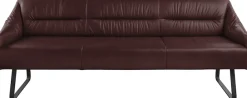 Musterring Essbank »JustB! SP500« 1 Stk. tlg. Metallkufe schwarz, verschiedene Farben, Breite 220 oder 250 cm