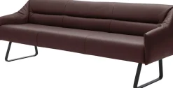 Musterring Essbank »JustB! SP500« 1 Stk. tlg. Metallkufe schwarz, verschiedene Farben, Breite 220 oder 250 cm