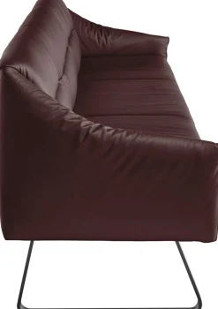 Musterring Essbank »JustB! SP500« 1 Stk. tlg. Metallkufe schwarz, verschiedene Farben, Breite 220 oder 250 cm