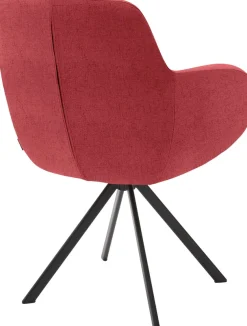 Musterring Esszimmerstuhl »Tavia« (Set) 2 Stk.Stativgestell Eisen schwarz, Drehfunktion optional, diverse Farben