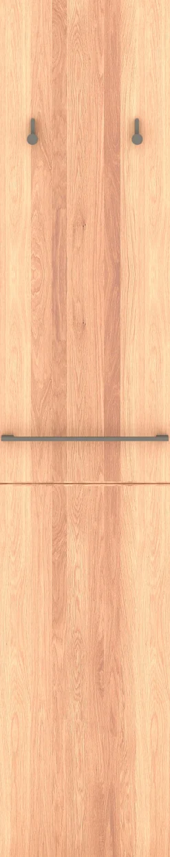 Musterring Garderobe »Sorrent, Garderobenpaneel, Wandregal, massiv Eiche« Flurgarderobe, B 38 / H 194 / T 23 cm,mit Ablage & Haken