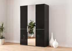 Musterring Kleiderschrank »Imola W« inkl. Einlegeböden und Kleiderstangen, mit Glas- und Spiegeltüren