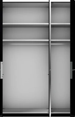 Musterring Kleiderschrank »Imola W« inkl. Einlegeböden und Kleiderstangen, mit Glas- und Spiegeltüren