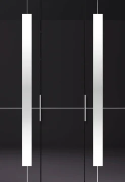 Musterring Kleiderschrank »Imola W« Einlegeböden und Kleiderstangen, mit Glastüren inklusive Zierspiegel