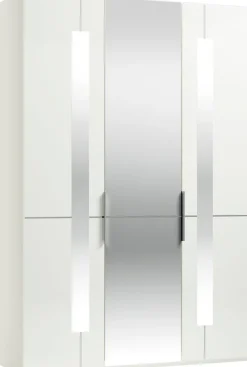 Musterring Kleiderschrank »Imola W« inkl. Einlegeböden und Kleiderstangen, mit Glas- und Spiegeltüren