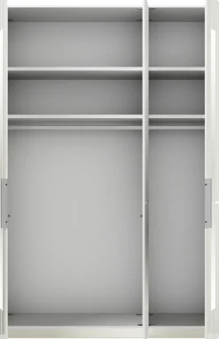 Musterring Kleiderschrank »Imola W« inkl. Einlegeböden und Kleiderstangen, mit Glas- und Spiegeltüren