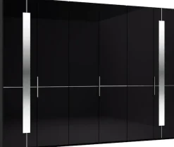 Musterring Kleiderschrank »Imola W« inkl. Einlegeböden und Kleiderstangen, Glastüren inklusive Zierspiegel