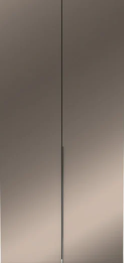 Musterring Kleiderschrank »San Diego, Kleiderschrank, Schrank, Garderobe, mit Glastüren« 1 Stk. tlg. 2-türig (gedämpft), 2 Böden, 1 Kleiderstange, Chromgriffe