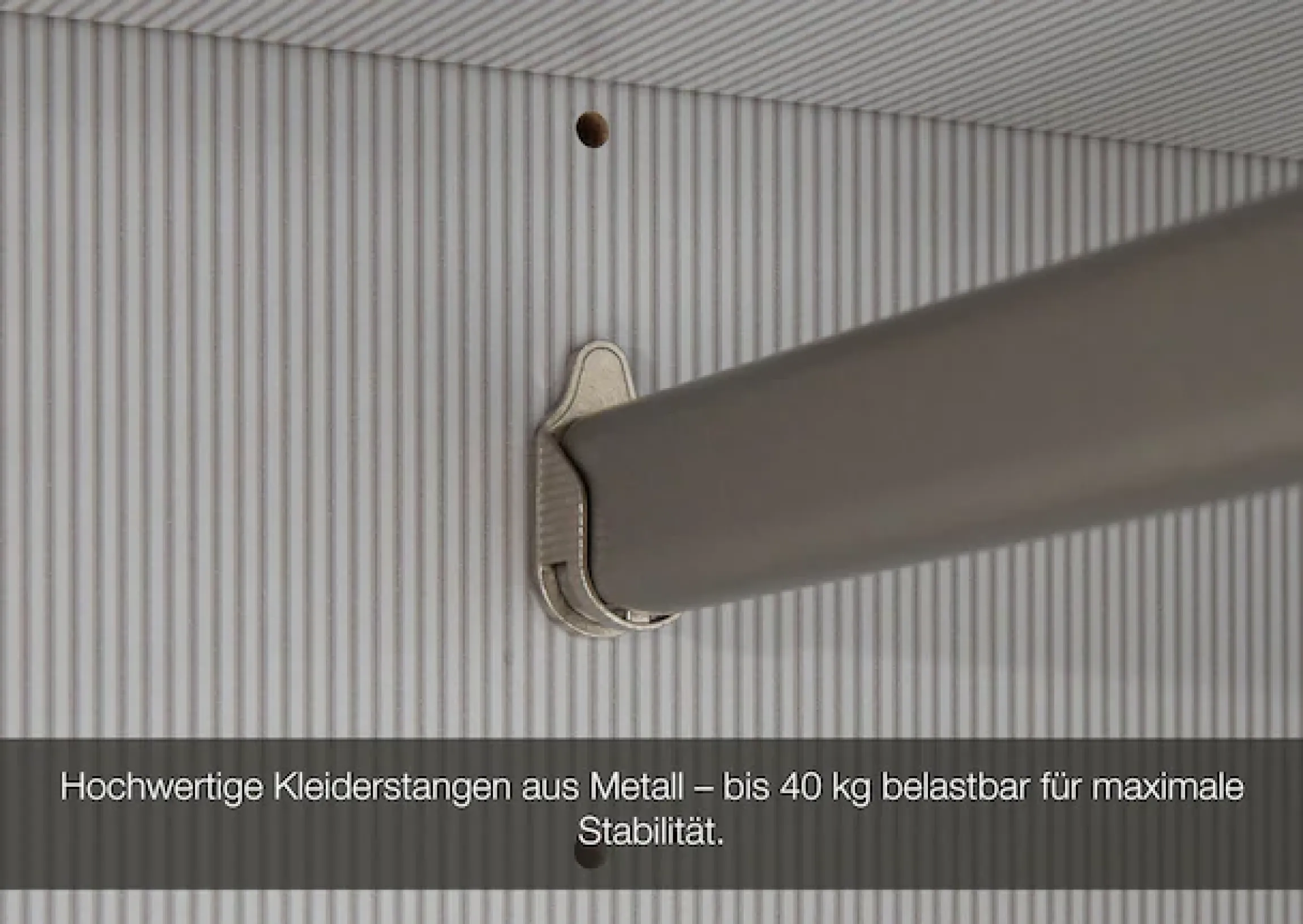 Musterring Kleiderschrank »San Diego, Kleiderschrank, Schrank, Garderobe, mit Glastüren« 1 Stk. tlg. 3-türig (gedämpft), 4 Böden, 2 Kleiderstangen, Chromgriffe