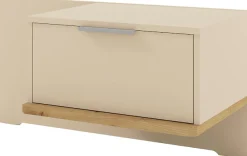 Musterring Nachtschrank »Isabelle« verschiedene Farben, Unterboden in Eiche, Maße B50/90 x H43 x T47 cm