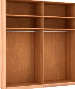 Musterring Schwebetürenschrank »Sorrent, Kleiderschrank, Schrank, Schiebetüren« Teilmassiv Eiche, MADE IN GERMANY,Türen in Eiche massiv mit Kassetten-Optik, verschiedene Maße verfügbar