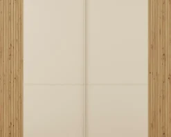 Musterring Schwebetürenschrank »Isabelle« Türen mit Lamellenoptik, verschiedene Größen und Farben, Höhe 236cm