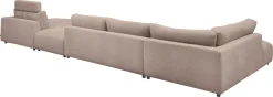 Musterring Wohnlandschaft »Lucia viel Platz, bequem, U-Form« Cord-Bezug, inklusive Kopfstütze, Gesamtbreite 524 cm