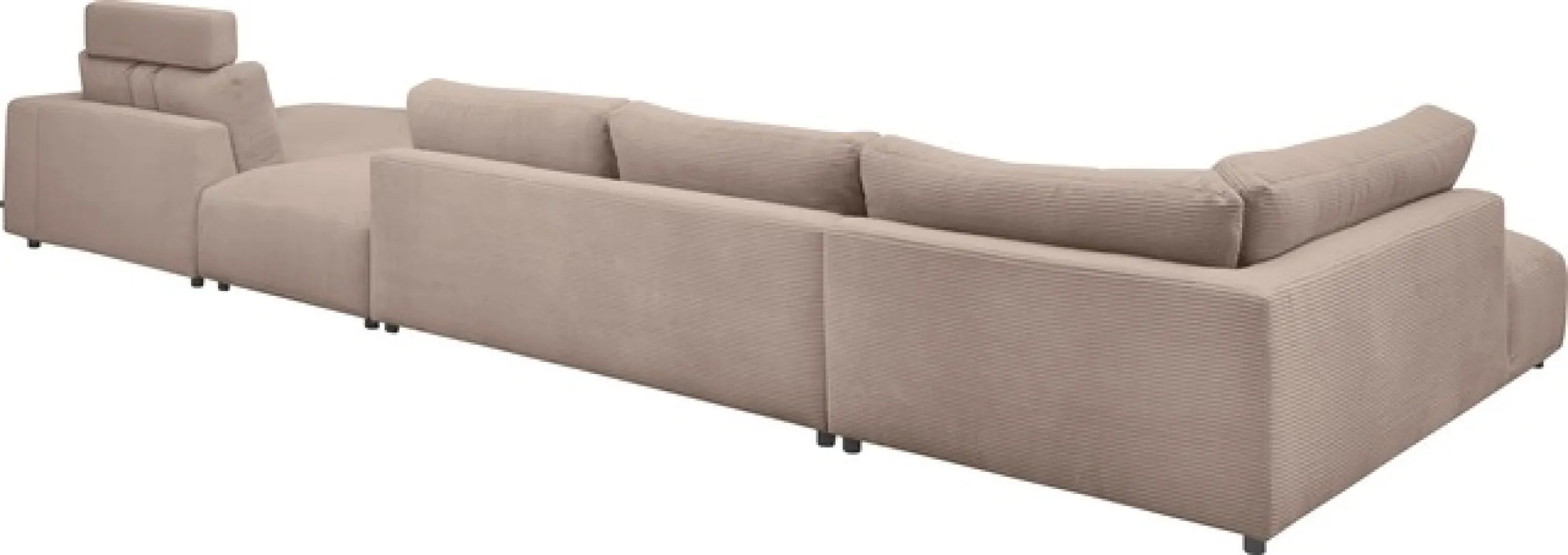 Musterring Wohnlandschaft »Lucia viel Platz, bequem, U-Form« Cord-Bezug, inklusive Kopfstütze, Gesamtbreite 524 cm