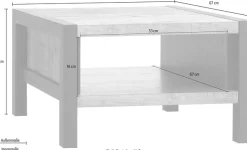 OMG Design Couchtisch »Ocean« 1 Stk. tlg. Zeitloser Landhausstil, mit Metallgestell